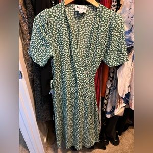 Rouje Gabin Green Dress